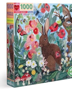 Poppy Bunny 1000-Piece Puzzle - Multicolor